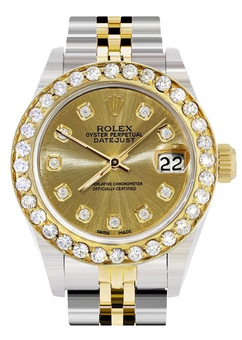 gold rolex diamond bezel|rolex diamond bezel prices.